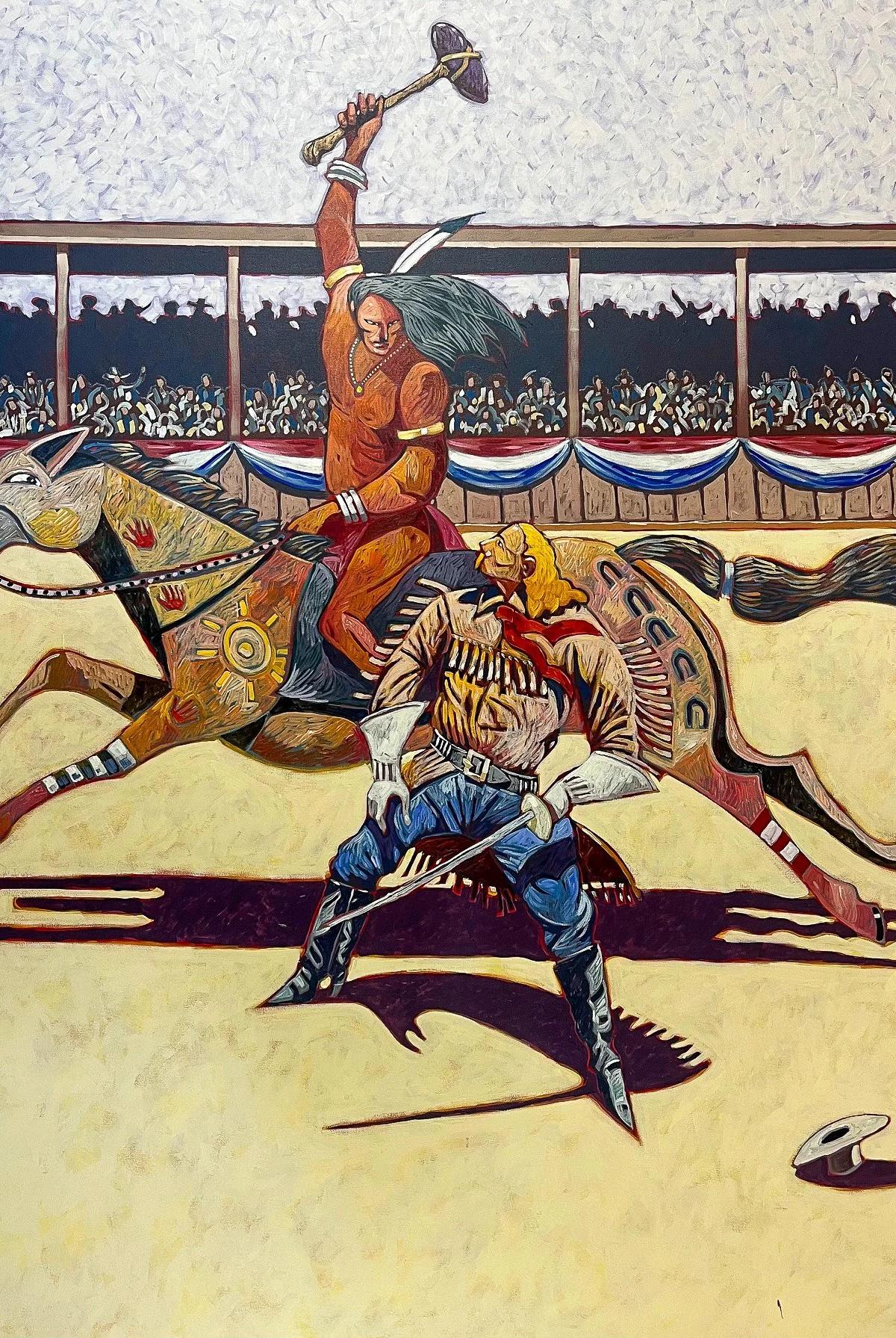 Custer's Last Rally, Ambrose Park Brooklyn by Thom Ross