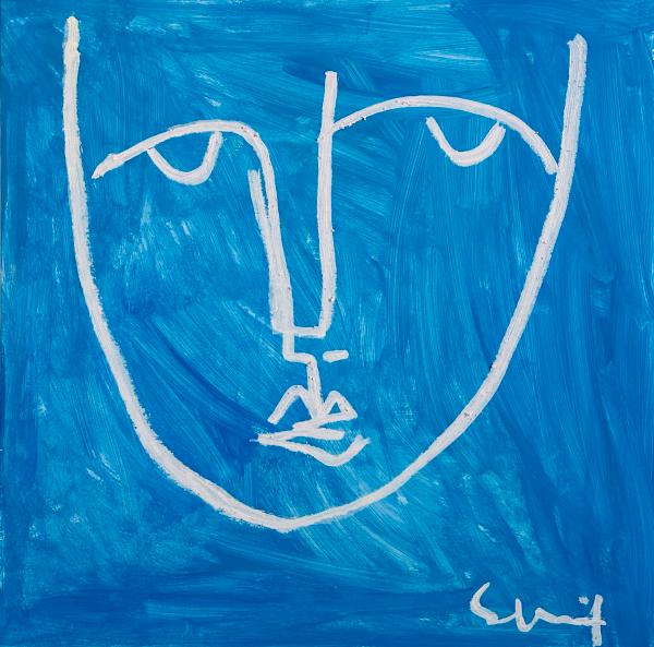 Cobalt with Line Face by Sally King Benedict