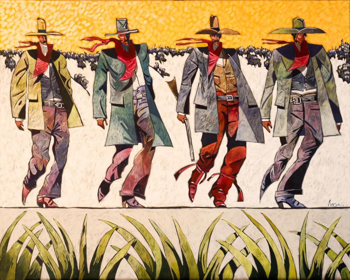 Desert Line Dance by Thom Ross