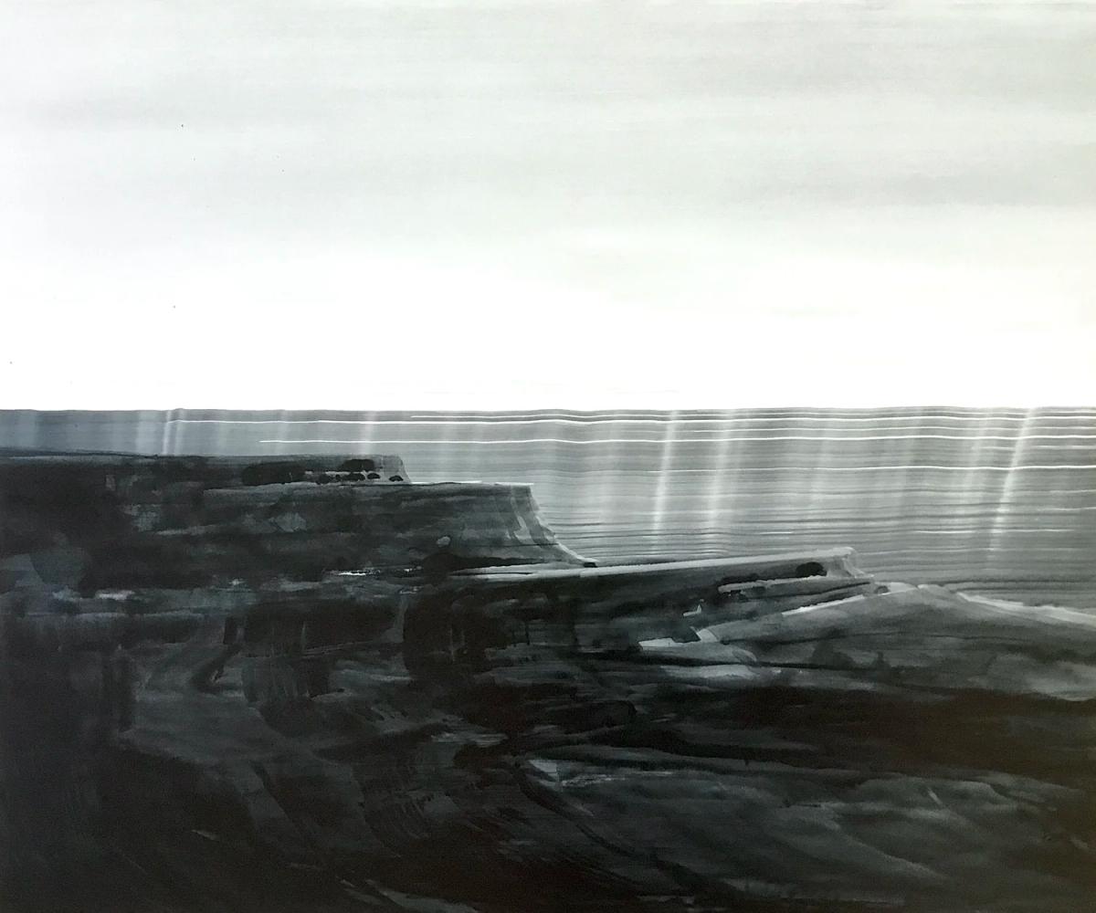 Lay of the Land, Grayscape 2 by Frances Ashforth