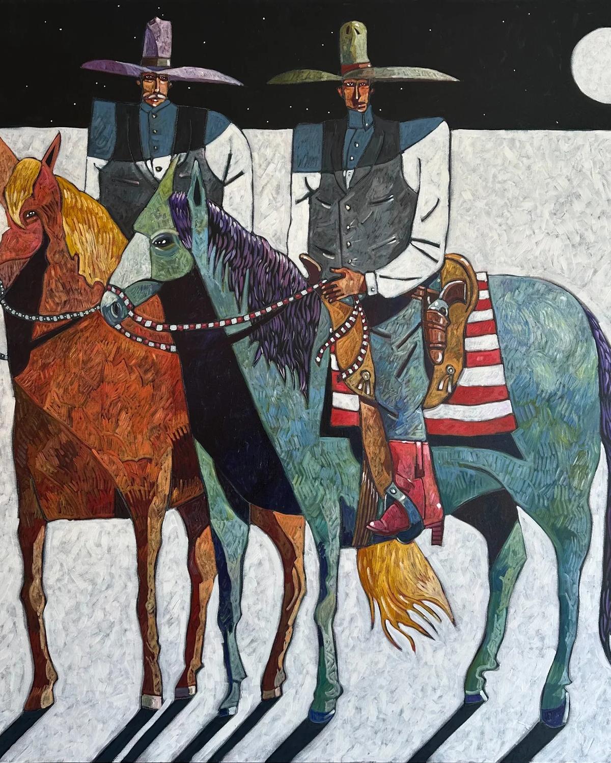 Moonrise, Sundance & Butch by Thom Ross