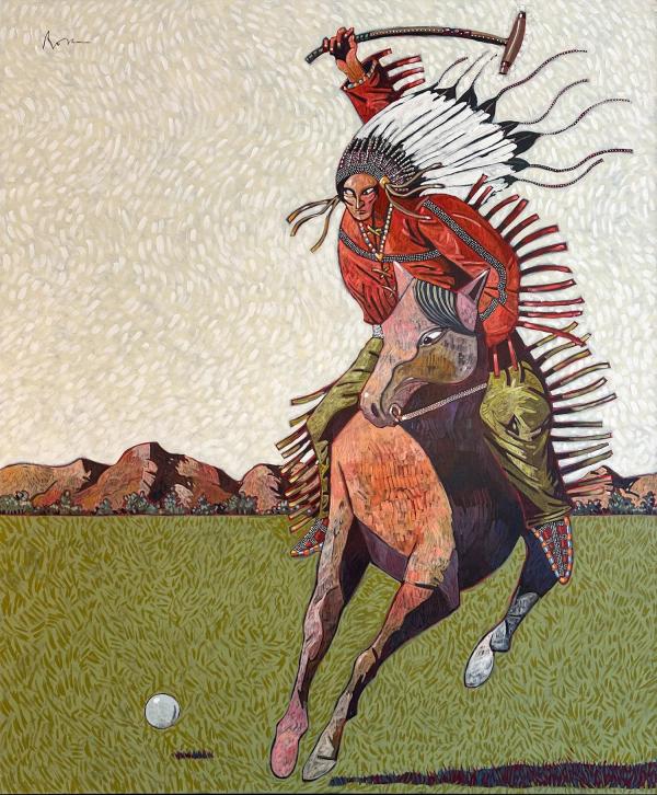 Polo Player by Thom Ross