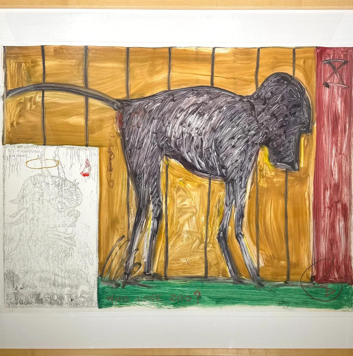 E'scape Goat, Who Love Zoo by William Wiley