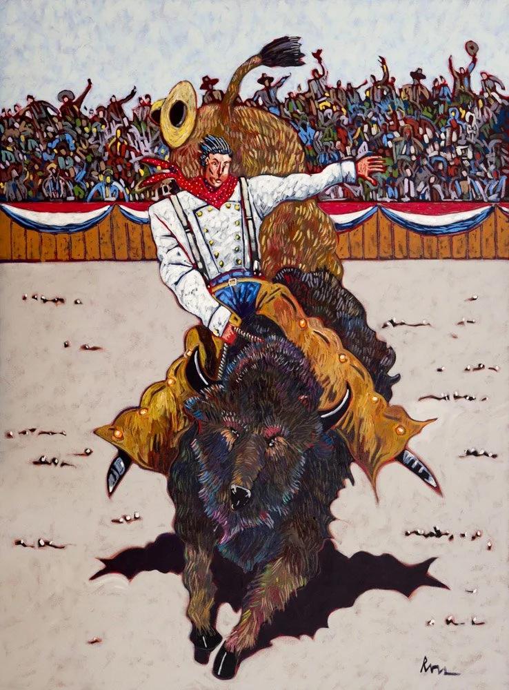 Buckin' Buffalo by Thom Ross