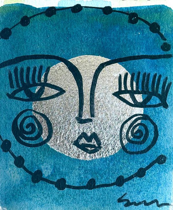 Orbit Face by Sally King Benedict