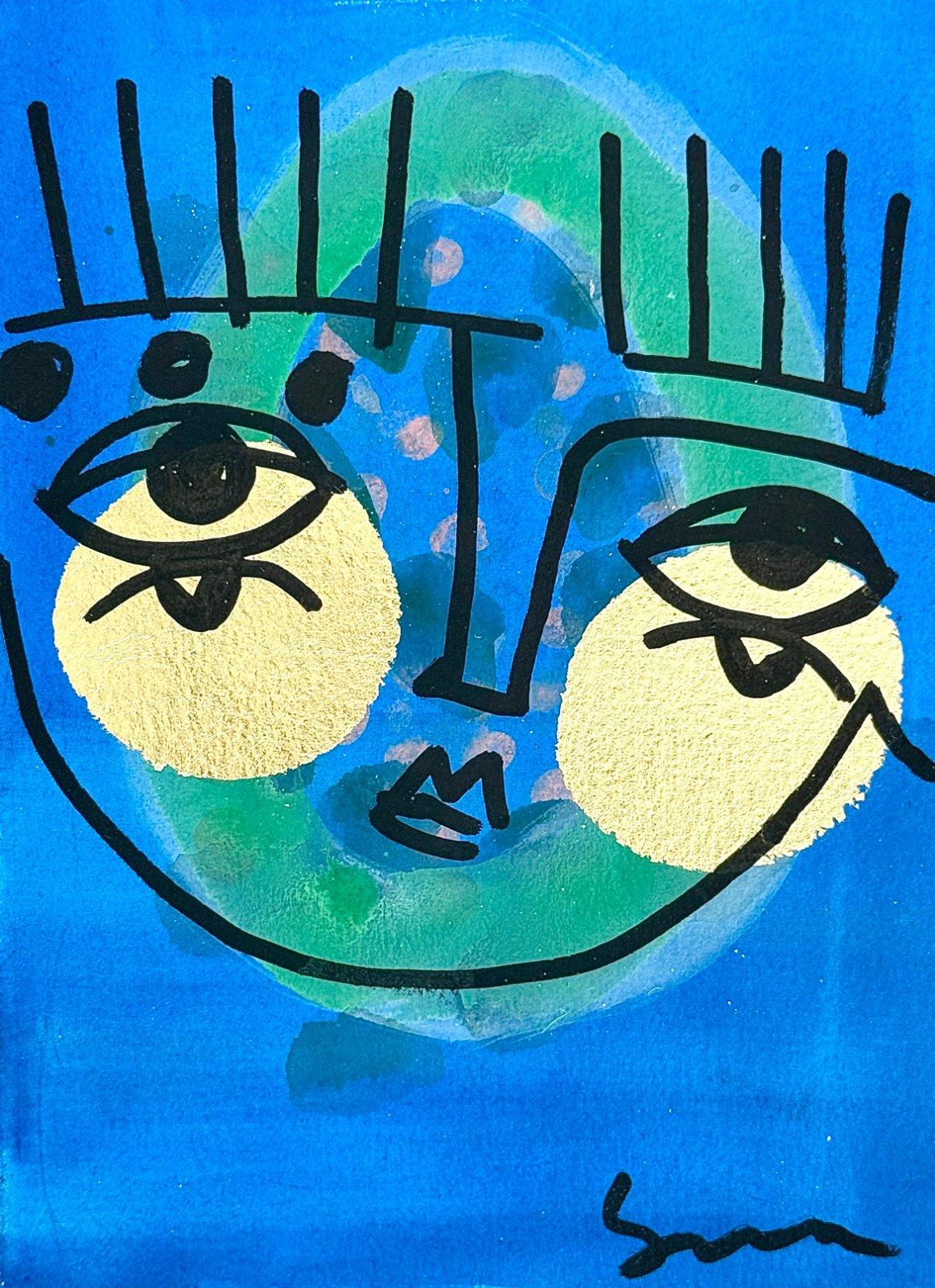 Double Vision Face by Sally King Benedict