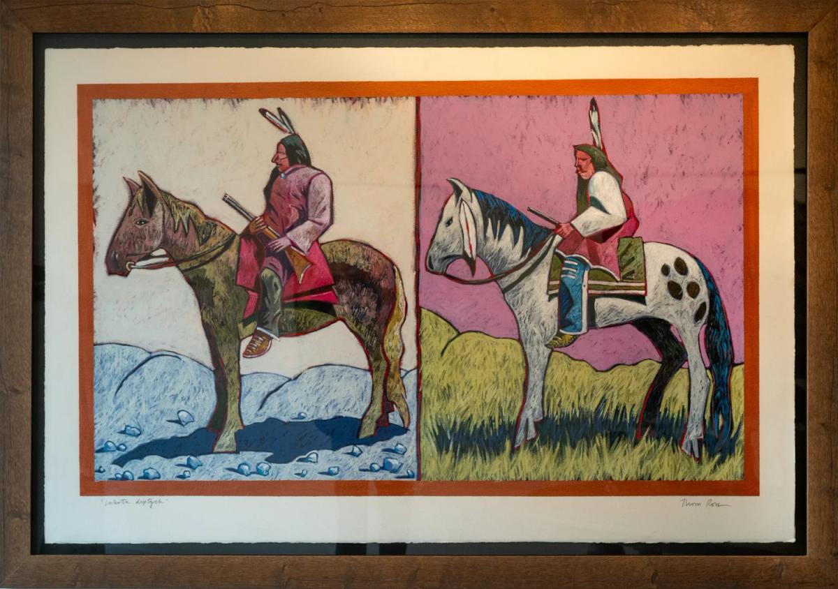 Lakota Diptych by Thom Ross