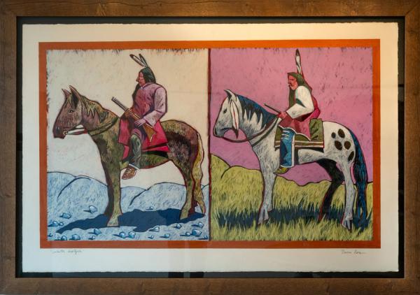 Lakota Diptych by Thom Ross
