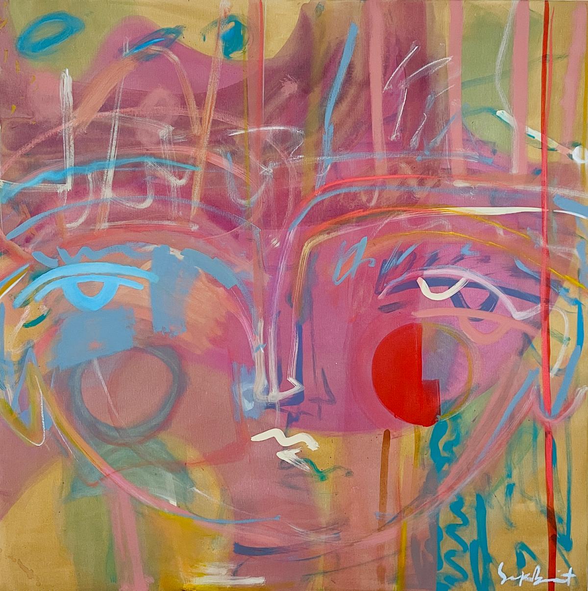 Free Fall Face by Sally King Benedict