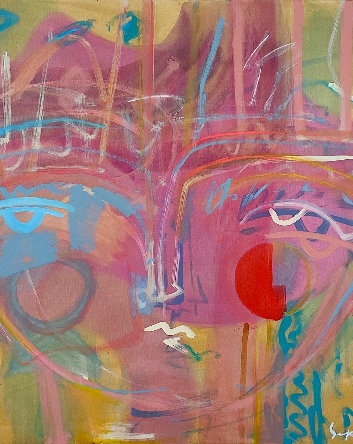 Free Fall Face by Sally King Benedict