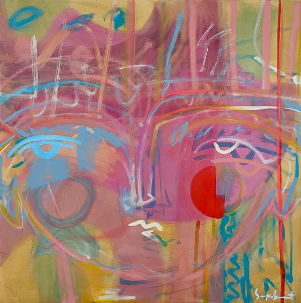 Free Fall Face by Sally King Benedict