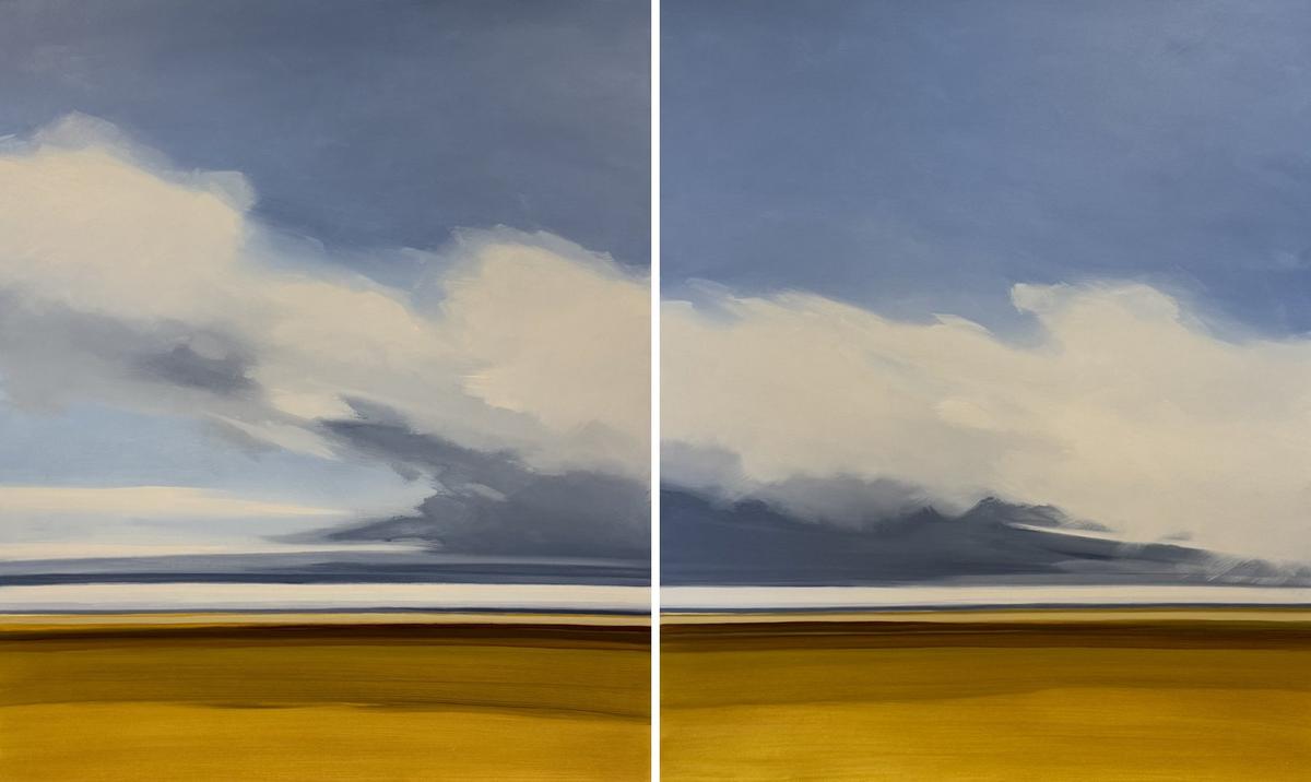 Suspended Moisture 1 and 2 by Frances Ashforth